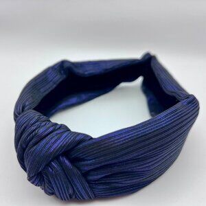Shiny headband, Navy blue headband, Stylish and Comfortable Hair Accessory